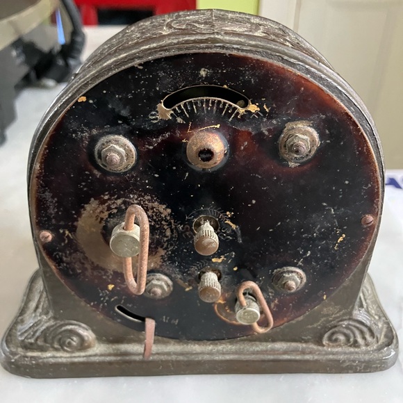 Antique 1920 Gilbert Bronze Advertising Clock - Picture 3 of 6